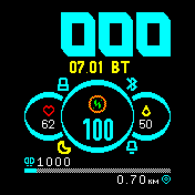 TurboRounds_v1_0 Amazfit BIP watchface
