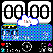 UI_Sense Amazfit BIP watchface