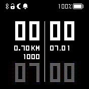 UTC Amazfit BIP watchface