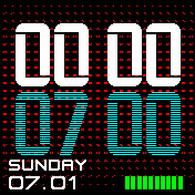 UTC_0_5 Amazfit BIP watchface
