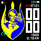 UkrKozak-03 Amazfit BIP watchface