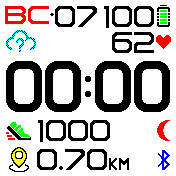 V2_0_MAX_white Amazfit BIP watchface