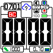 Valerka_Big_White Amazfit BIP watchface