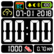 Valerka_Dark1 Amazfit BIP watchface