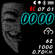 Vendetta Amazfit BIP watchface