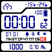 WB Amazfit BIP watchface