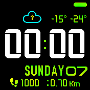 WD25IT Amazfit BIP watchface