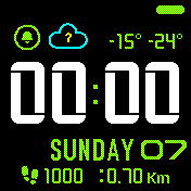 WD25IT3 Amazfit BIP watchface