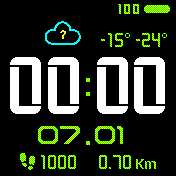 WD25ITRU Amazfit BIP watchface