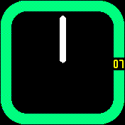 WDD25analog Amazfit BIP watchface