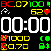 WF-C7-B Amazfit BIP watchface