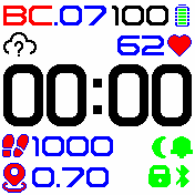 WF-C7-W Amazfit BIP watchface