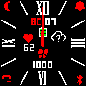 WF-RIM-BW Amazfit BIP watchface