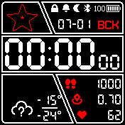 WF-Zhenek-BW Amazfit BIP watchface