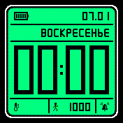 WFGreen Amazfit BIP watchface