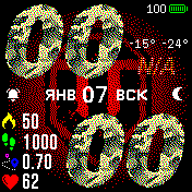 WOT Amazfit BIP watchface