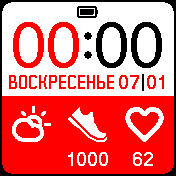 WRB Amazfit BIP watchface