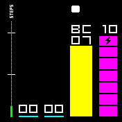 W_AS_2_cyan Amazfit BIP watchface