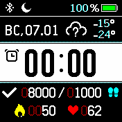 Watchface_ASM_4 Amazfit BIP watchface