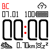 WhiteDigit_24h_mod Amazfit BIP watchface