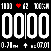 White_digits_inverted Amazfit BIP watchface