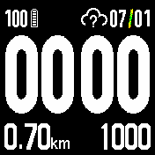 White_smooth Amazfit BIP watchface