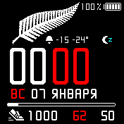 WinDLeaf Amazfit BIP watchface