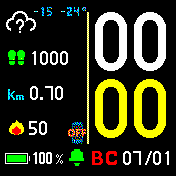 Wind Amazfit BIP watchface