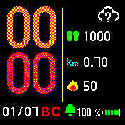 Wind23 Amazfit BIP watchface