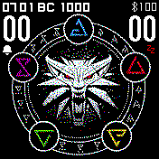 Witcher Amazfit BIP watchface