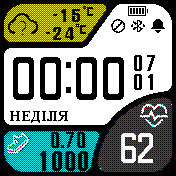Wo1V1_3UKR Amazfit BIP watchface