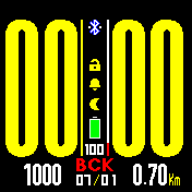 Yellow_Big_glide Amazfit BIP watchface