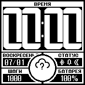 Zero_Mod_Reverse Amazfit BIP watchface