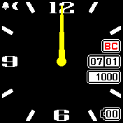 analog-date Amazfit BIP watchface