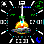 analog-tyring_7 Amazfit BIP watchface