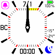 analog_tyring_10_9 Amazfit BIP watchface
