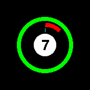 arcs Amazfit BIP watchface