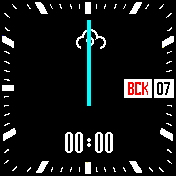 as_cyan Amazfit BIP watchface