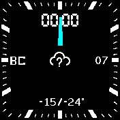 asweather1 Amazfit BIP watchface