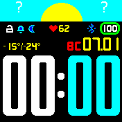 b2rdetor_BLACK_veryBIGweatherinside_ver1 Amazfit BIP watchface