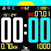 b2rdetor_SHWARZ_BLACK_BIGweatherinside_ver3 Amazfit BIP watchface