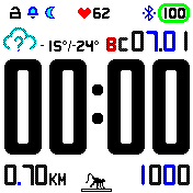 b2rdetor_SHWARZ_weatherinside_ver2 Amazfit BIP watchface
