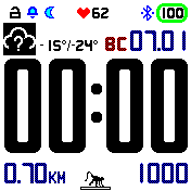 b2rdetor_SHWARZ_weatherstock_ver2 Amazfit BIP watchface