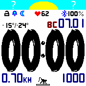b2rdetor_ver20w2_weather Amazfit BIP watchface