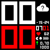 big_left Amazfit BIP watchface