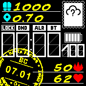 blackmail3 Amazfit BIP watchface