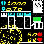 blackmail4 Amazfit BIP watchface