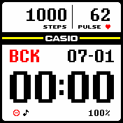 casio_YT_W Amazfit BIP watchface