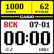 casio_YT_Y Amazfit BIP watchface