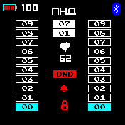 cianblock Amazfit BIP watchface